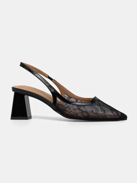 Туфли Bianco с открытой пяткой черные