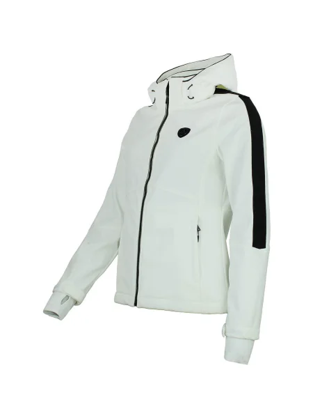 Geacă Peak Mountain softshell alb