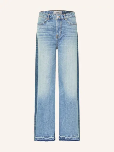 Ba&Sh Široké Džíny Mislav blue blue jeans modré