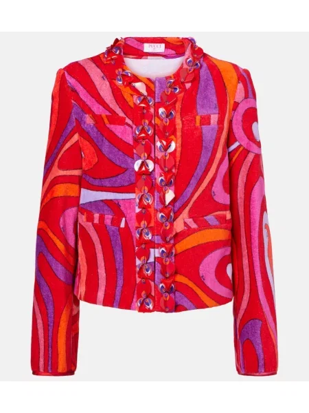 Geacă Pucci din material terry