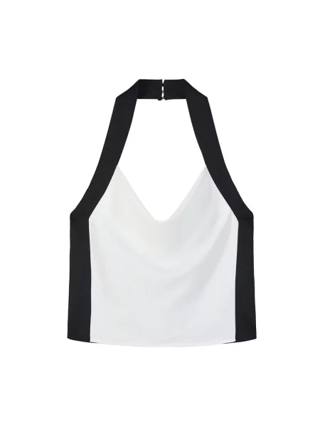 Top Patrizia Pepe z dekoltem halter