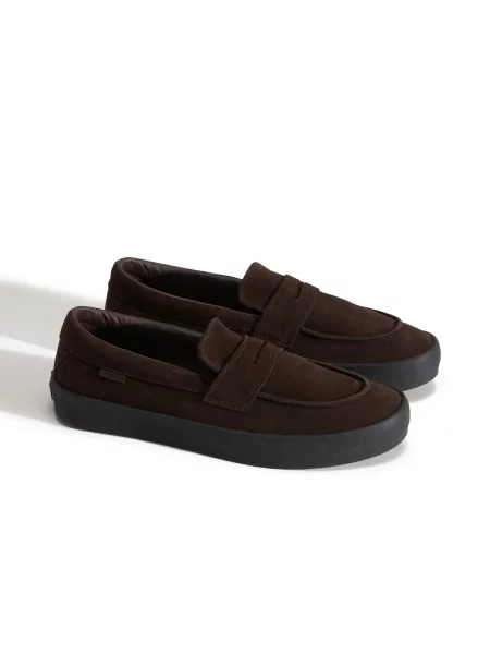 VANS Mokasíny tmavohnedá