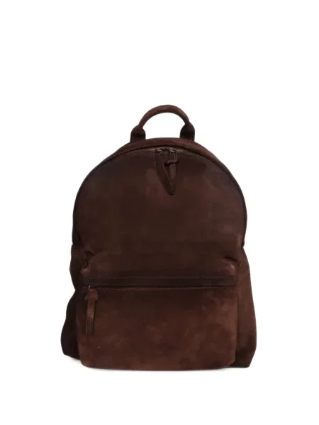 Rucsac Officine Creative din piele de căprioară maro