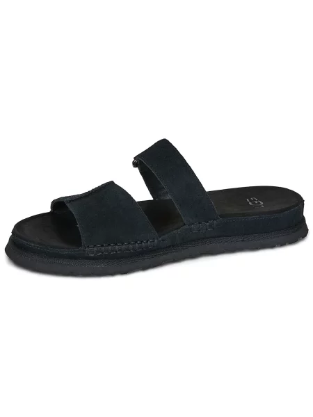 UGG papuci din piele W Goldengaze Slide negru