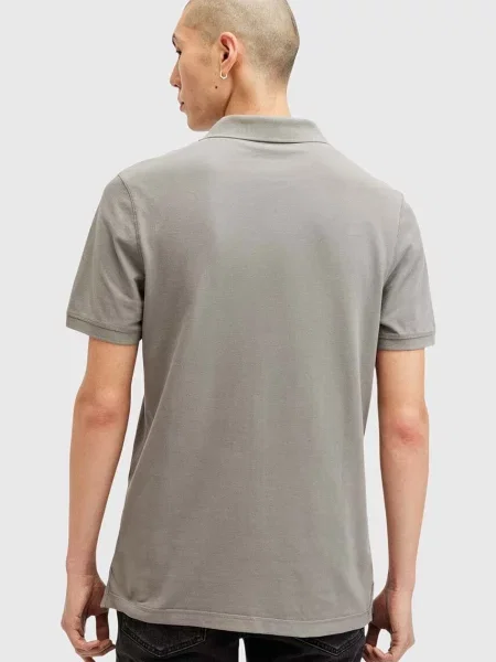 Allsaints Koszulka Polo Z Piki Reform Slim Fit grau szara