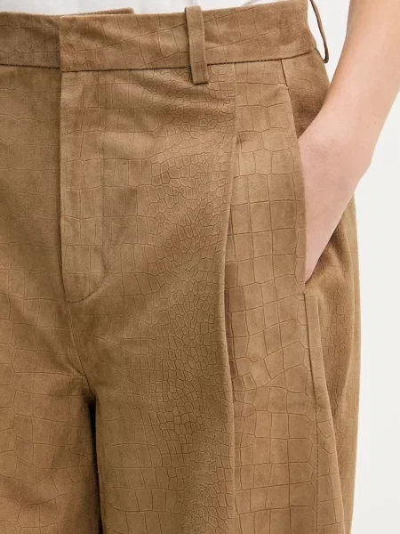 Gestuz штани wide leg шкіряні