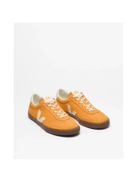 Sneakersy Veja Volley zamszowe pomarańczowe