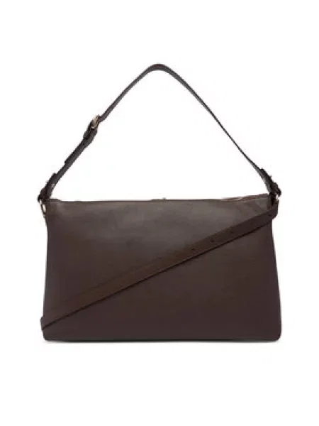 Ročna torba Furla Debby M CN Temno rjava