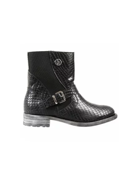 Botki Emporio Armani skórzane czarne