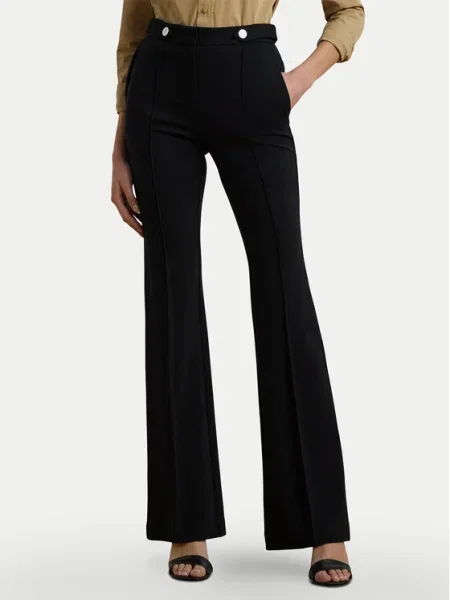 LAUREN RALPH LAUREN Pantaloni din Bootcut Fit negru