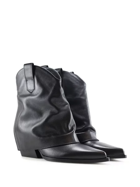 Botine Notabene din piele negru