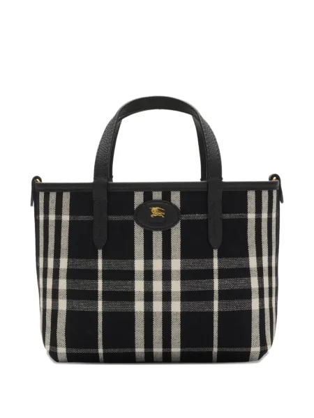 Geantă Burberry în carouri negru