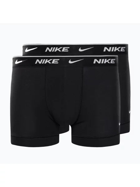 Boxerky Nike Everyday Cotton Stretch Trunk IEV černé bílé