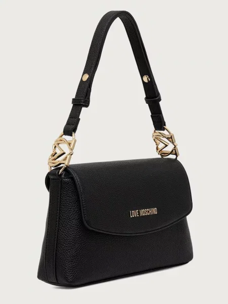 Love Moschino kabelka dámska z imitácie kože čierna