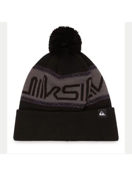 Зимова шапка Quiksilver Summit Beanie true black чорна