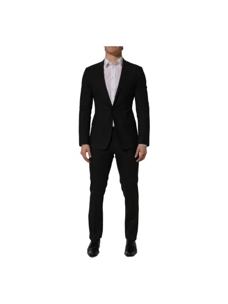 Garnitur Dolce And Gabbana wełniany elegancki szary