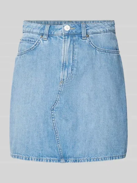 Spódnica jeansowa z 5 Tom Tailor Denim niebieska
