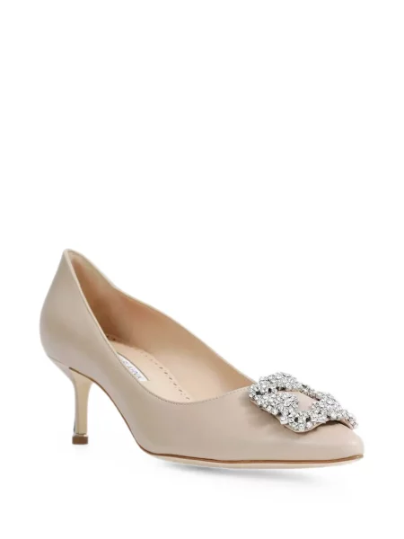 Pantofi cu toc Manolo Blahnik cu cataramă