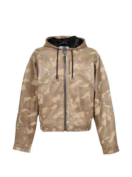Geacă Ezr cu imagine cu model camuflaj maro