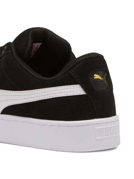 Sneakerși Puma Suede din piele de căprioară alb