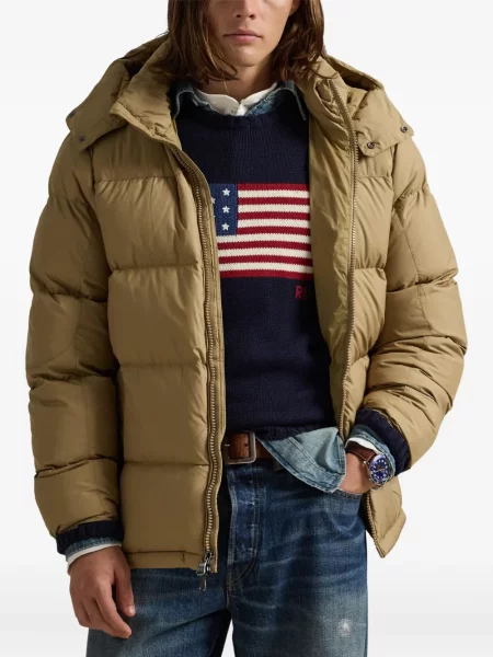 Μικρός κασκέτο Polo Ralph Lauren με χαμηλή μέση υφαίνω διαγωνίως πράσινο