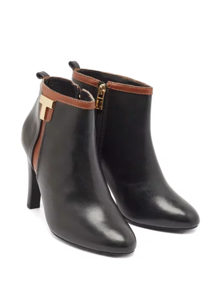 Cizme scurte Tory Burch din piele negru