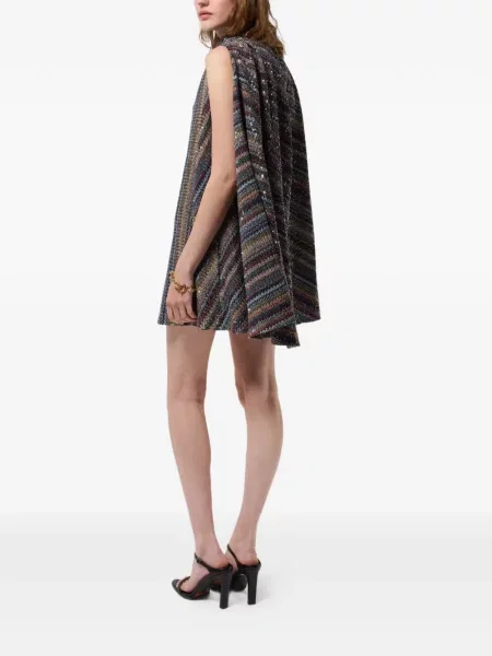 Rochie Missoni cu paiete albastru