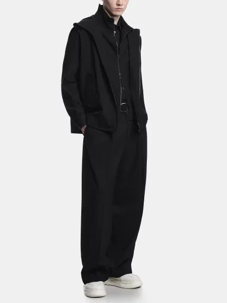 Вовняний Утеплений жилет Emporio Armani чорний