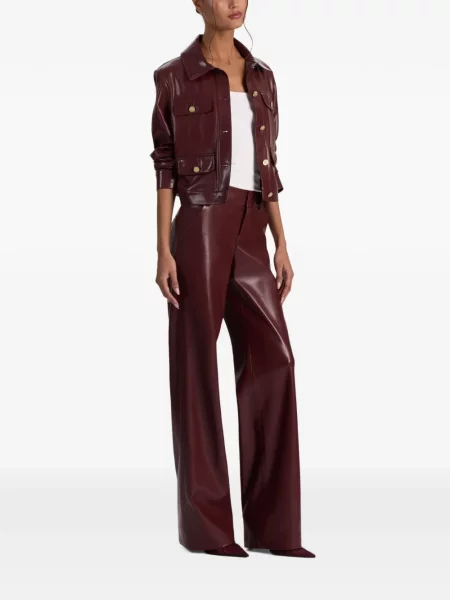 Pantaloni Alice + Olivia roșu