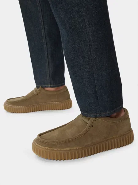 Mokasíny Clarks zelená