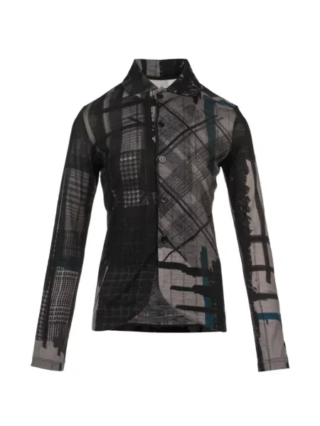 Cardigan Y's cu imagine cu imprimeu abstract negru