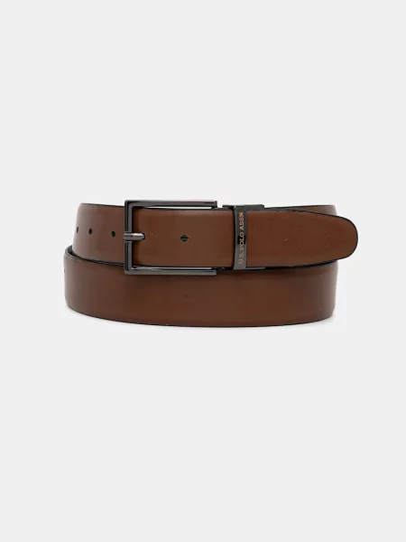 Кожаный ремень U.s. Polo Assn. с ремешками черный