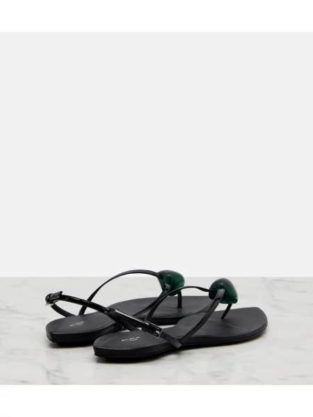 Sandale Alaïa din piele negru