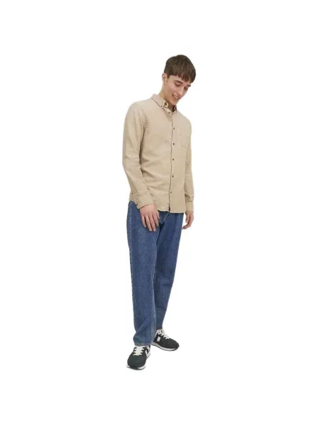 Košeľa Jack & Jones béžová
