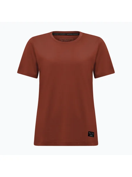 Tricou pentru femei Salewa Eagle Logo Patch etruscan red roșu