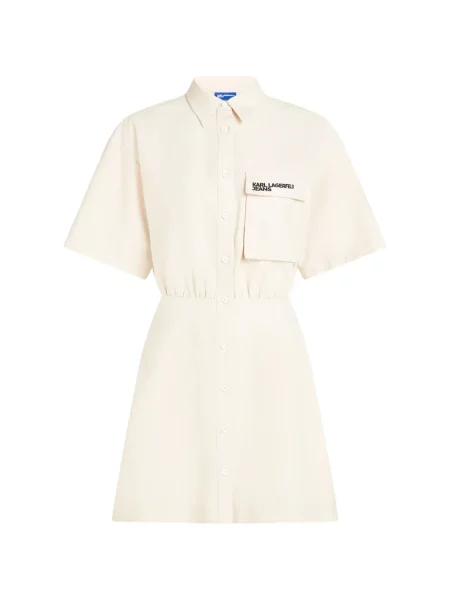 Mała sukienka jeansowa Karl Lagerfeld Jeans garniturowa mini