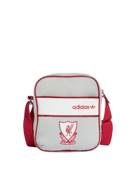 ADIDAS PERFORMANCE Αθλητική τσάντα Liverpool FC ανοικτό γκρι / κόκκινο λευκό