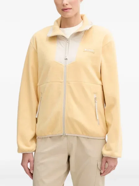 Geacă Columbia din fleece galben