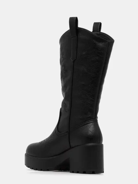 Чоботи Koi Footwear Wintu Long Chunky Western Boots блок чорний