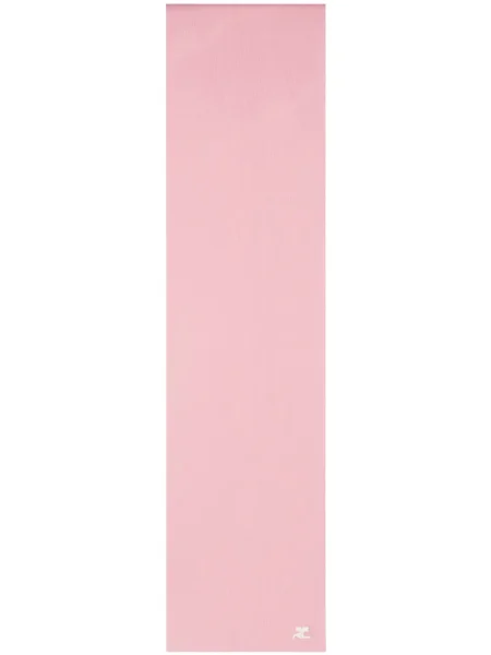 Fular Courreges cu broderie tricotate roz