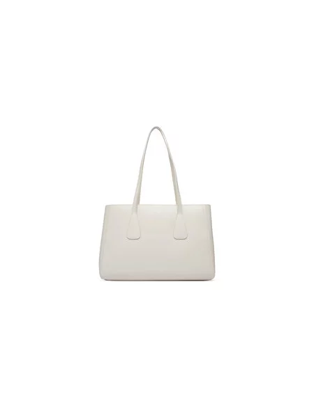 Calvin Klein Rankinė Ck Medium Work Tote Šviesiai smėlinė balta