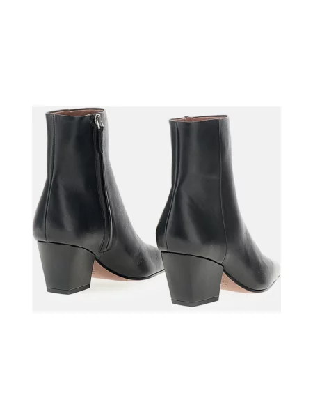 Buty do kostki Paris Texas skórzane czarne