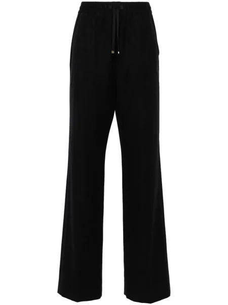 Панталон Moncler от филц синьо