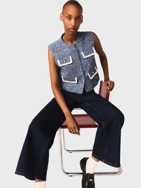 Жилет Maje блакитний