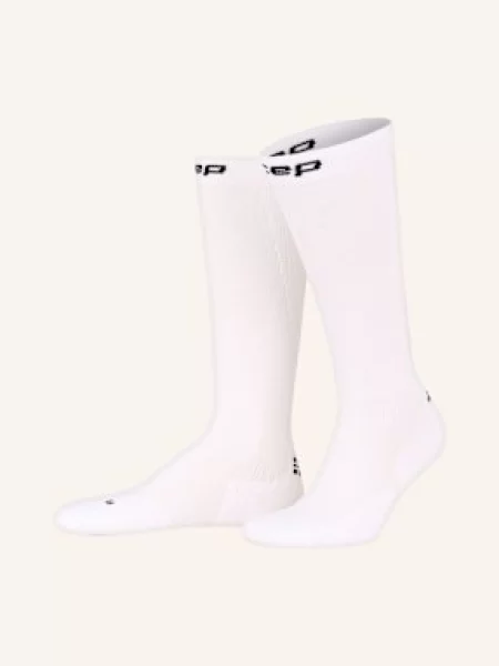 CEP kompresní ponožky Run Tall bílé