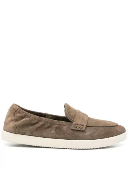 Pantofi loafer Tory Burch maro