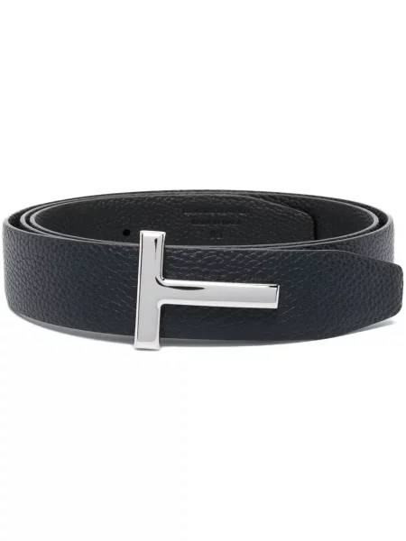 Curea Tom Ford din piele albastru