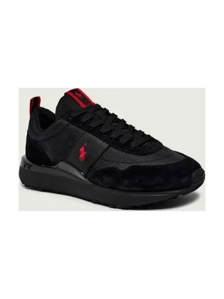 POLO RALPH LAUREN Sneakers TRAIN 89 | piele întoarsă negru