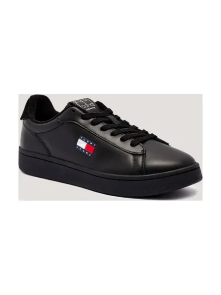 Tommy Jeans Teniși din piele ARCHIVE negru