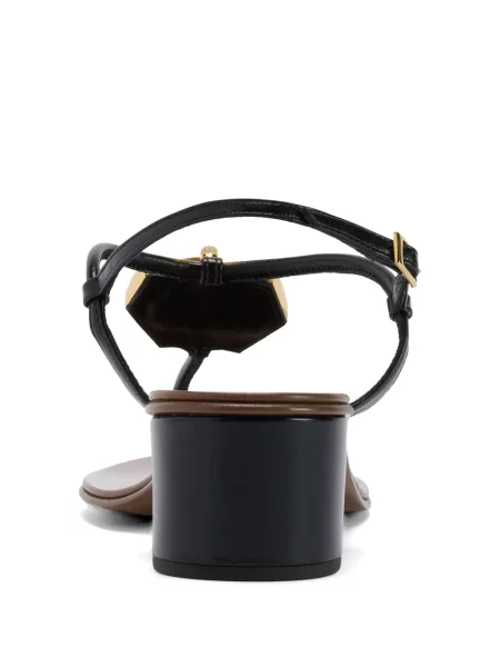 Сандали Giuseppe Zanotti с кристали черно